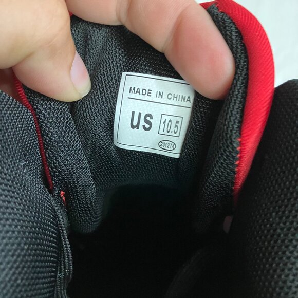 Beoapt Men's 10.5 Red/Black Basketball Shoes Running Sneakers Jogging Training - Picture 7 of 8